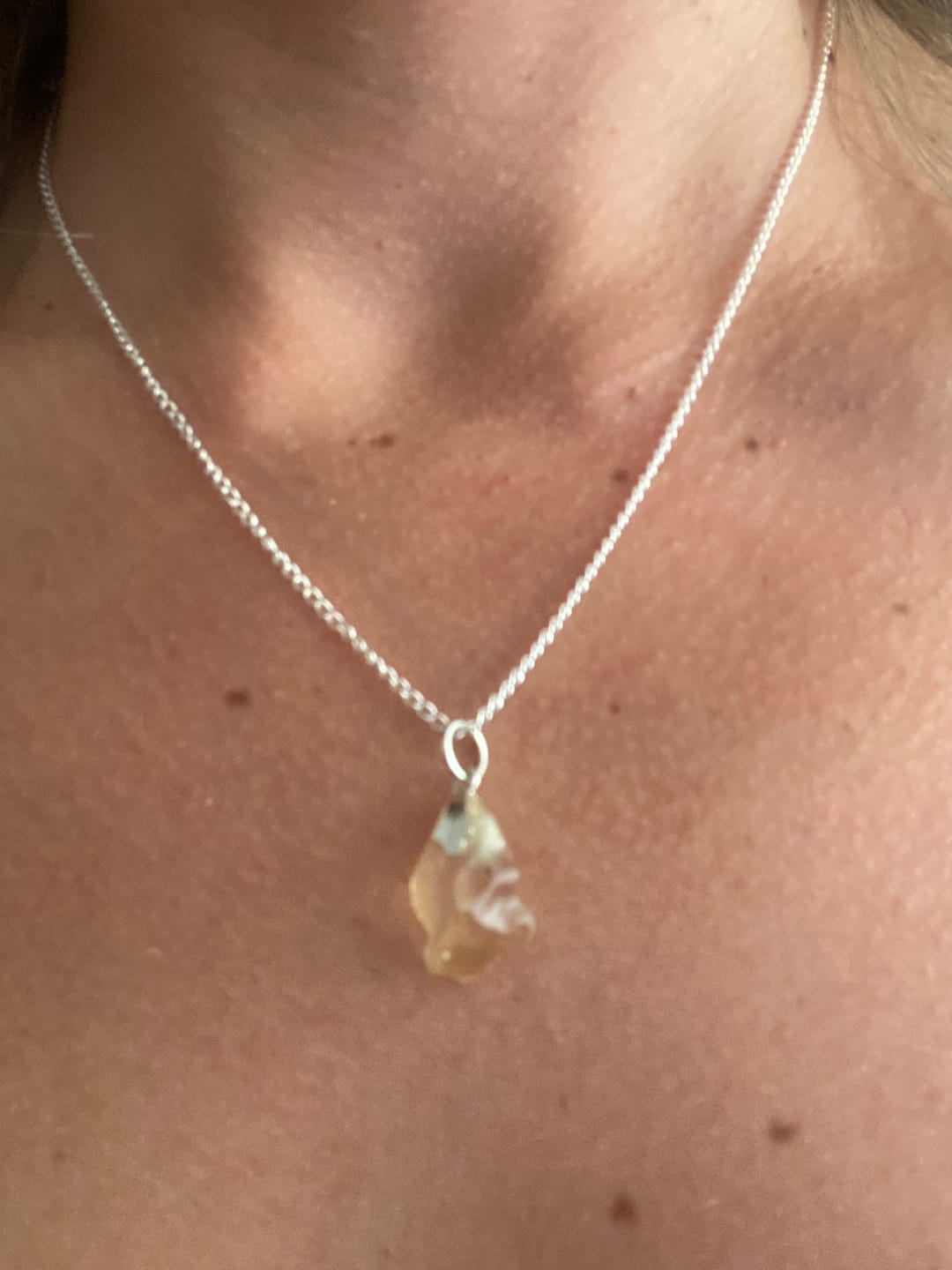 Customer photo review of Colgante Cristal de Libia | Espiritualidad - Conciencia