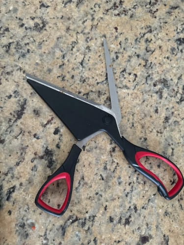 Customer photo review of Cut&Serve Pizza Scissors