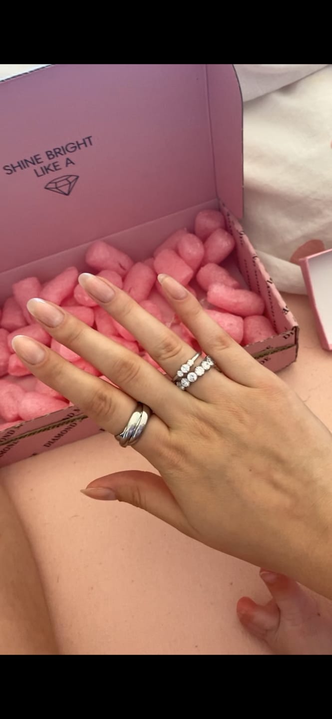 Customer photo review of Kyla Ring | 18K vergoldet