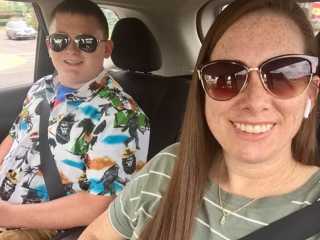 Customer photo review of bigfoot surfing hawaiian shirt