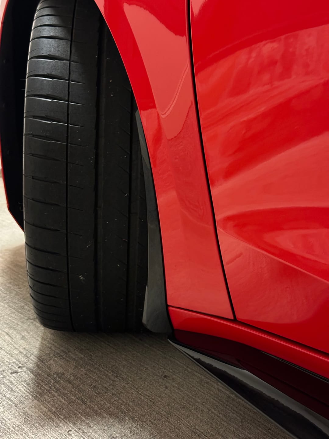 Customer photo review of Chevrolet Corvette C8 Z06 XL Extended Front & Rear Splash Guard