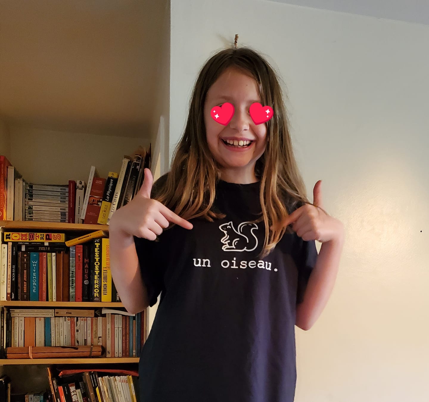 Customer photo review of T-shirt unisexe - Un oiseau.