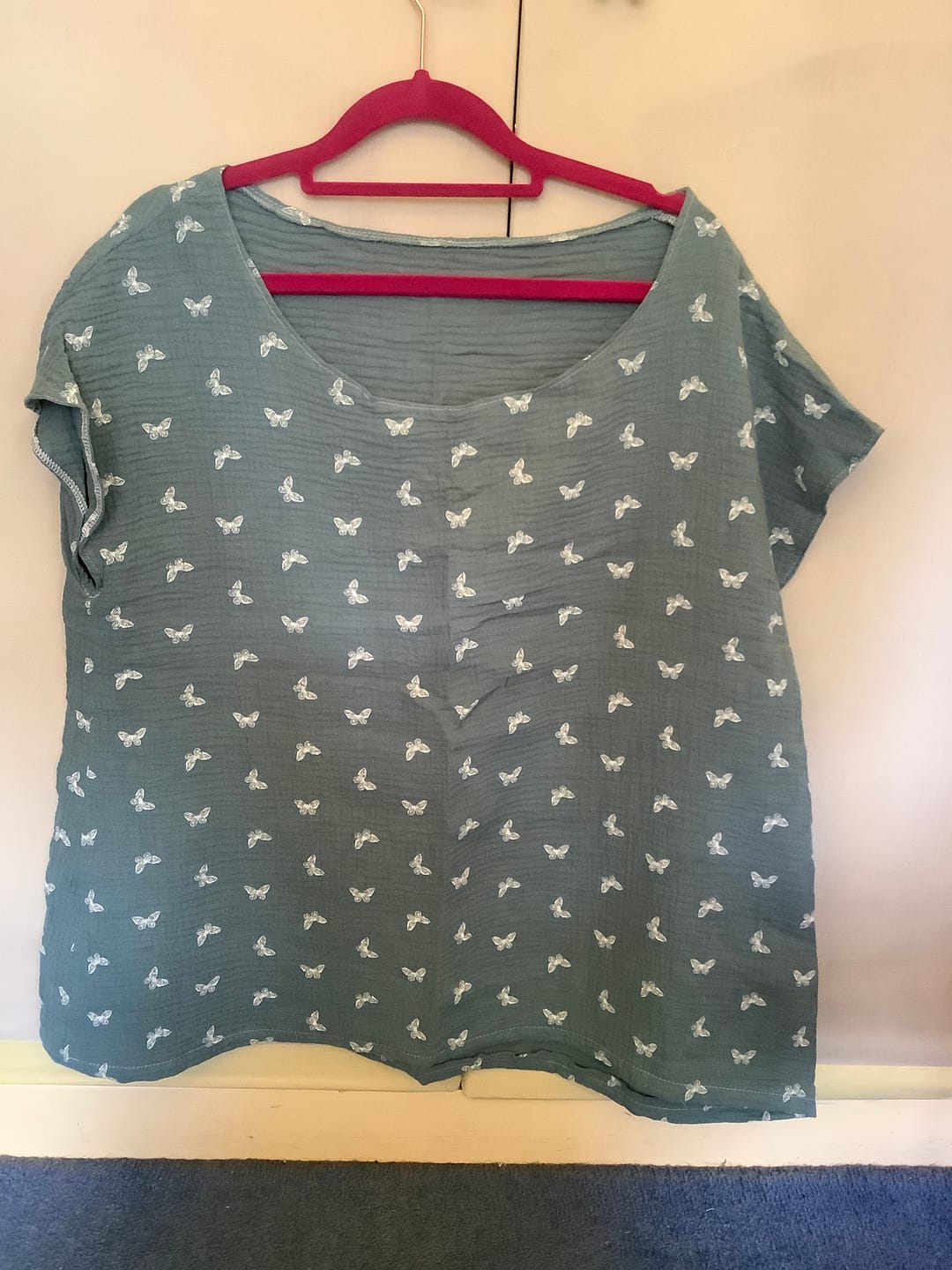 Customer photo review of All Over Butterflies Double Gauze Fabric