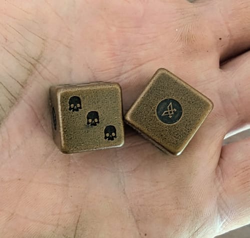 Customer photo review of Dice | Skully