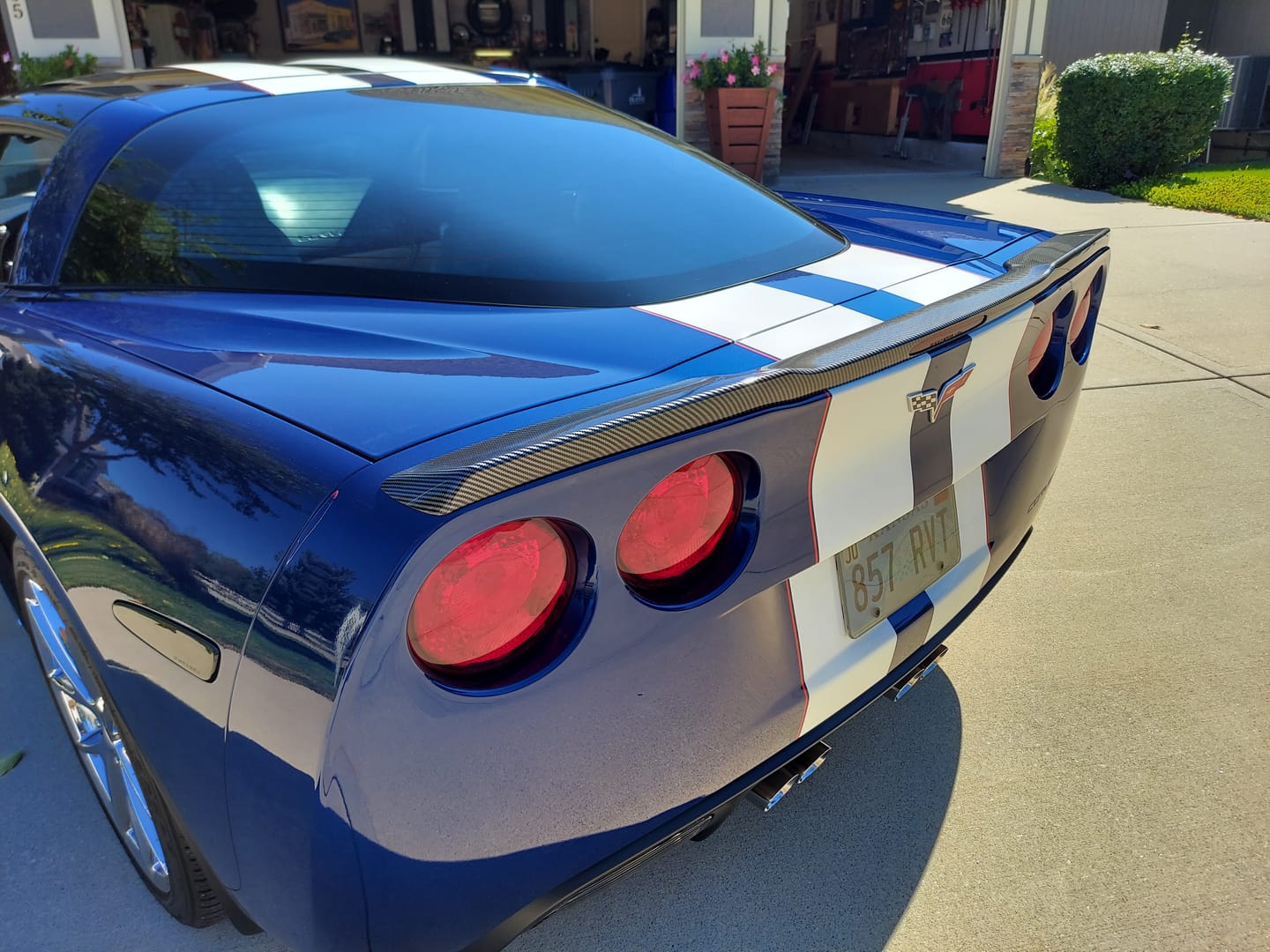 Customer photo review of Corvette C6 ZR1 Conversion Rear Trunk Spoiler