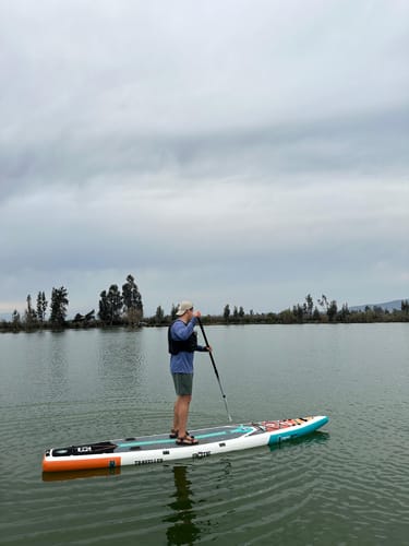 Customer photo review of SUP Traveller Aero 12′6″ Native Sandstone
