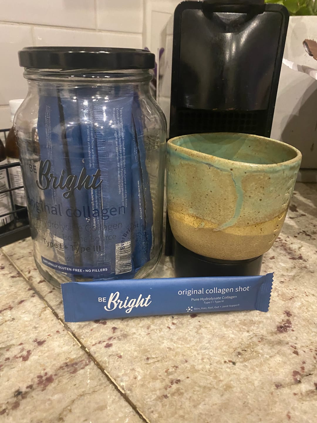 Customer photo review of ORIGINAL COLLAGEN 10g SHOT - 1 MONTH SUPPLY