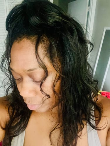 Customer photo review of Raw Indian Wavy Hair