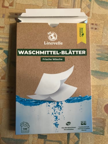 Customer photo review of Waschmittelblätter + 50 Extra GRATIS Wäschen