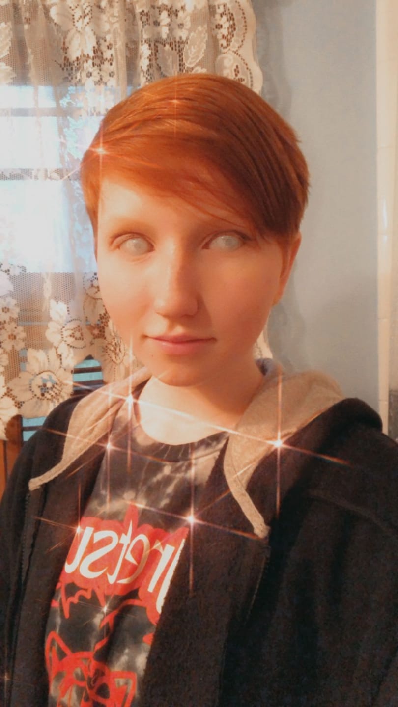 Customer photo review of Zombie White Screen Halloween Lens