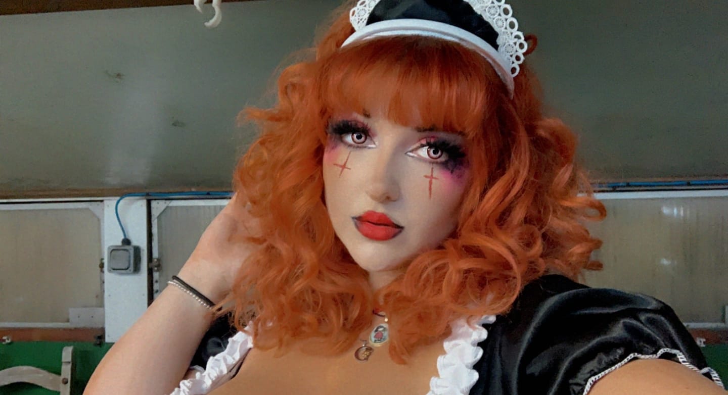Customer photo review of Diablo Red Crazy Lens