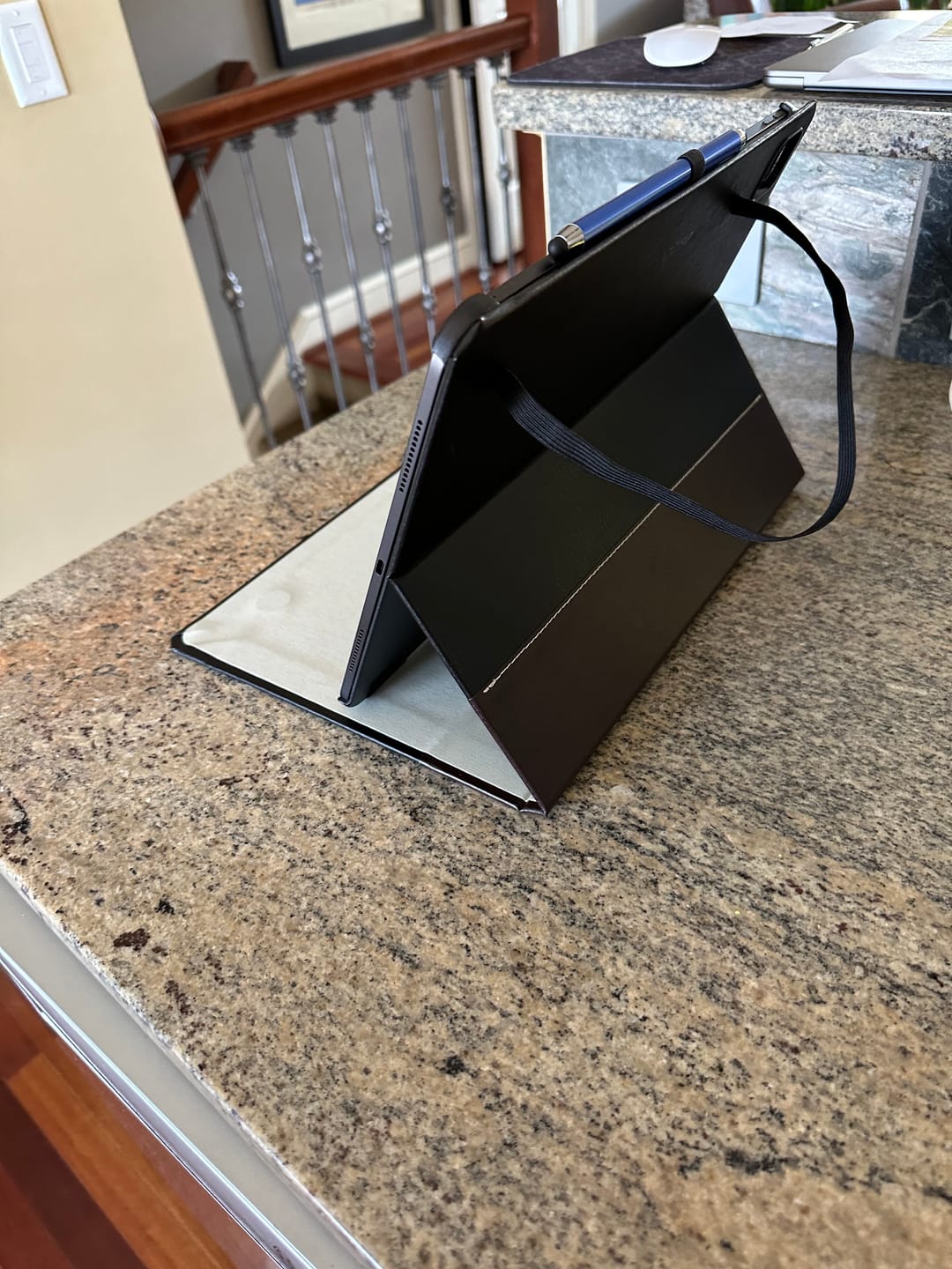 Customer photo review of Executive Leather iPad Case
