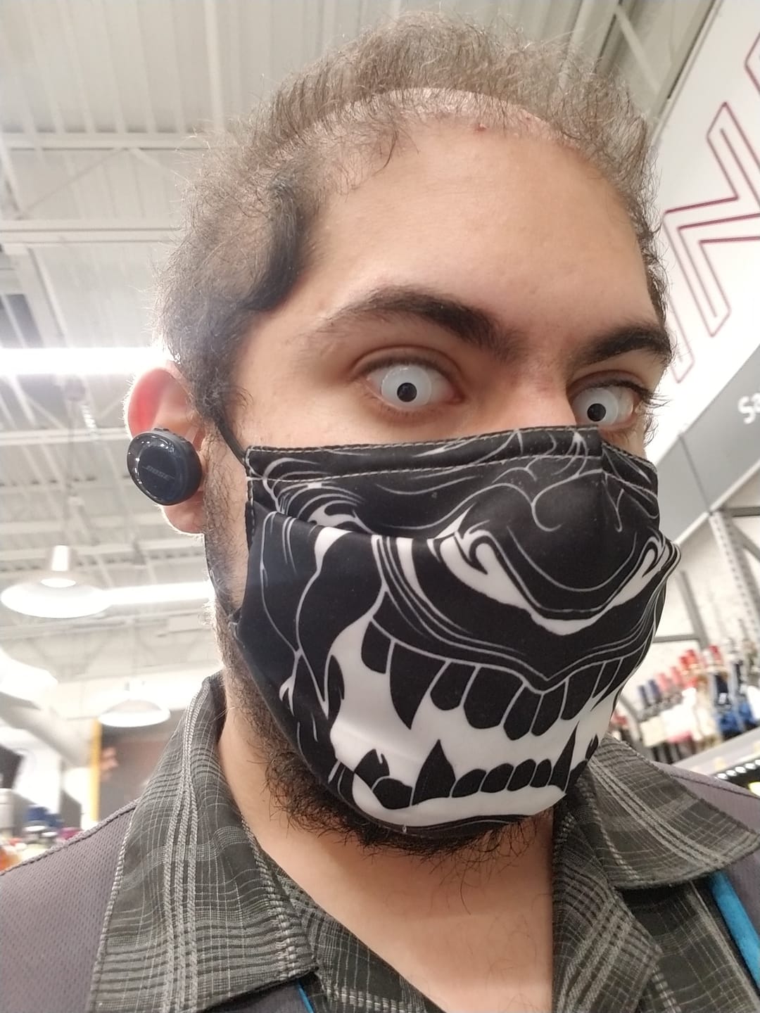 Customer photo review of Intense White Crazy Lens