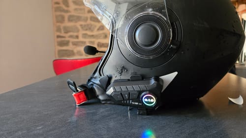 Customer photo review of Motarcom - L'intercom moto haut de gamme et abordable