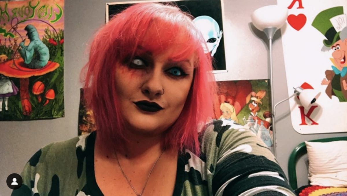 Customer photo review of Zombie White Screen Halloween Lens