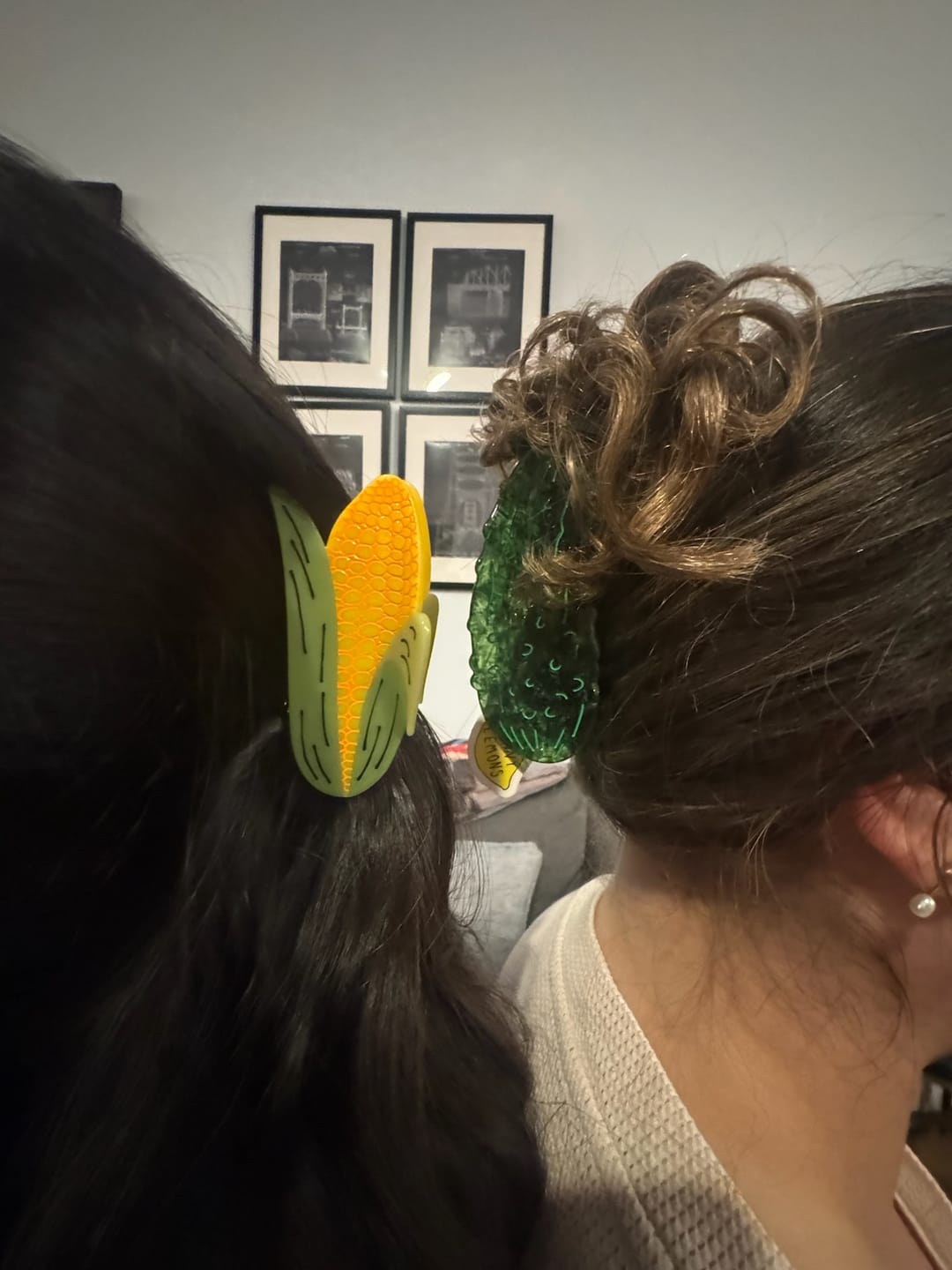 Customer photo review of XL Pickle Hair Claw Clip