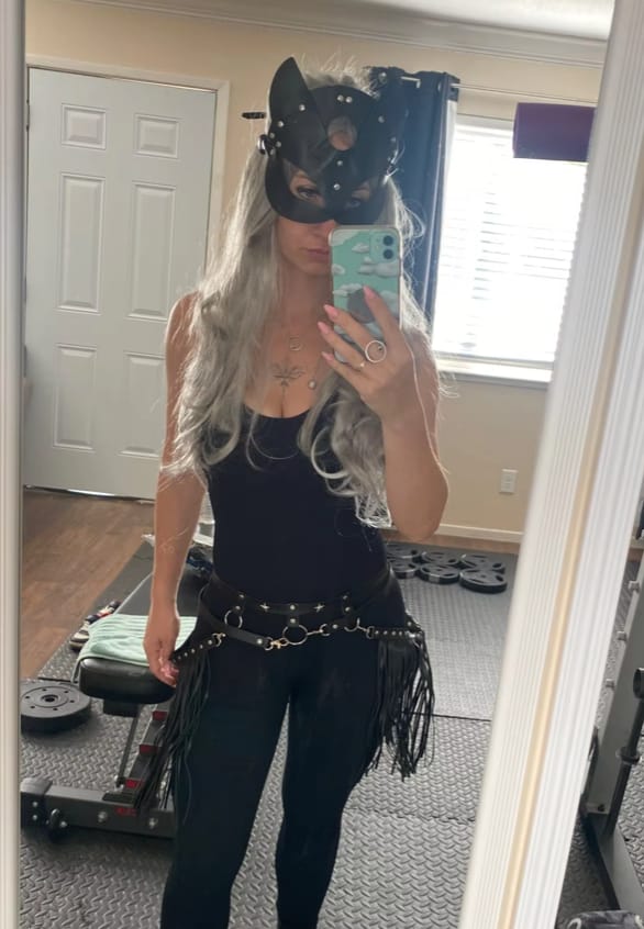 Customer photo review of Lädermask Catwoman