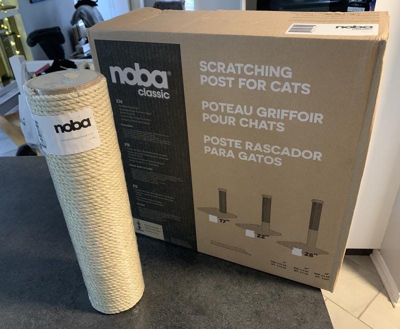 Customer photo review of Noba Fique Rope Replacement Post - 15 Inch - Natural