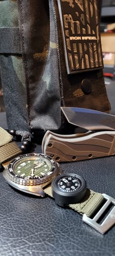Customer photo review of Glomar Explorer - Hook And Loop Watch Strap