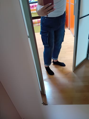 Customer photo review of Jeans Momfit Cargo