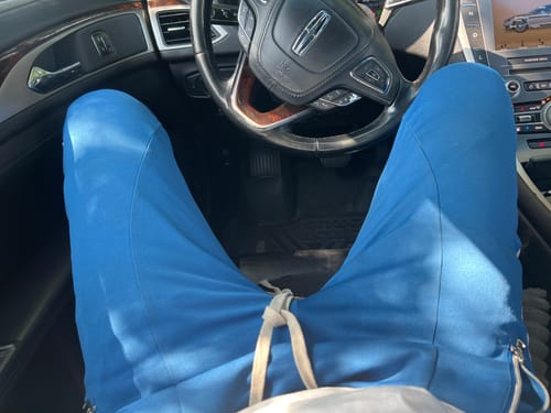 Customer photo review of Vortex Ripped Stacked Denim (Red)