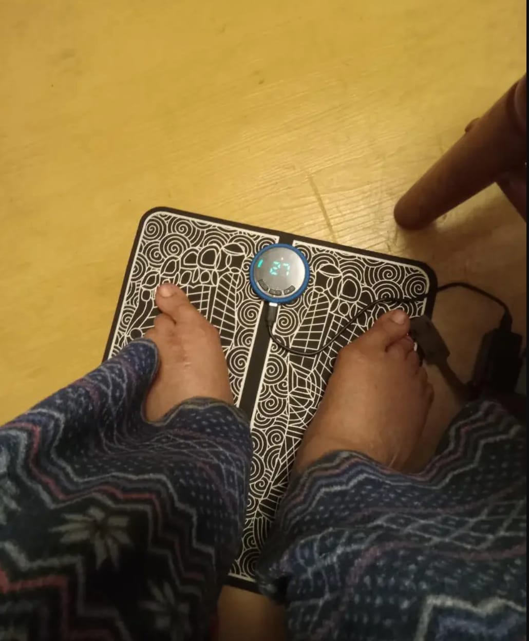 Customer photo review of EMS Foot Massager