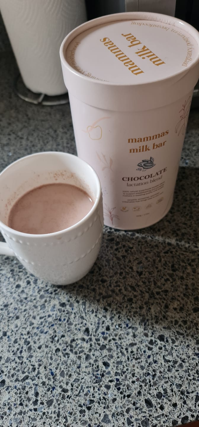 Customer photo review of Chocolate Lactation Blend