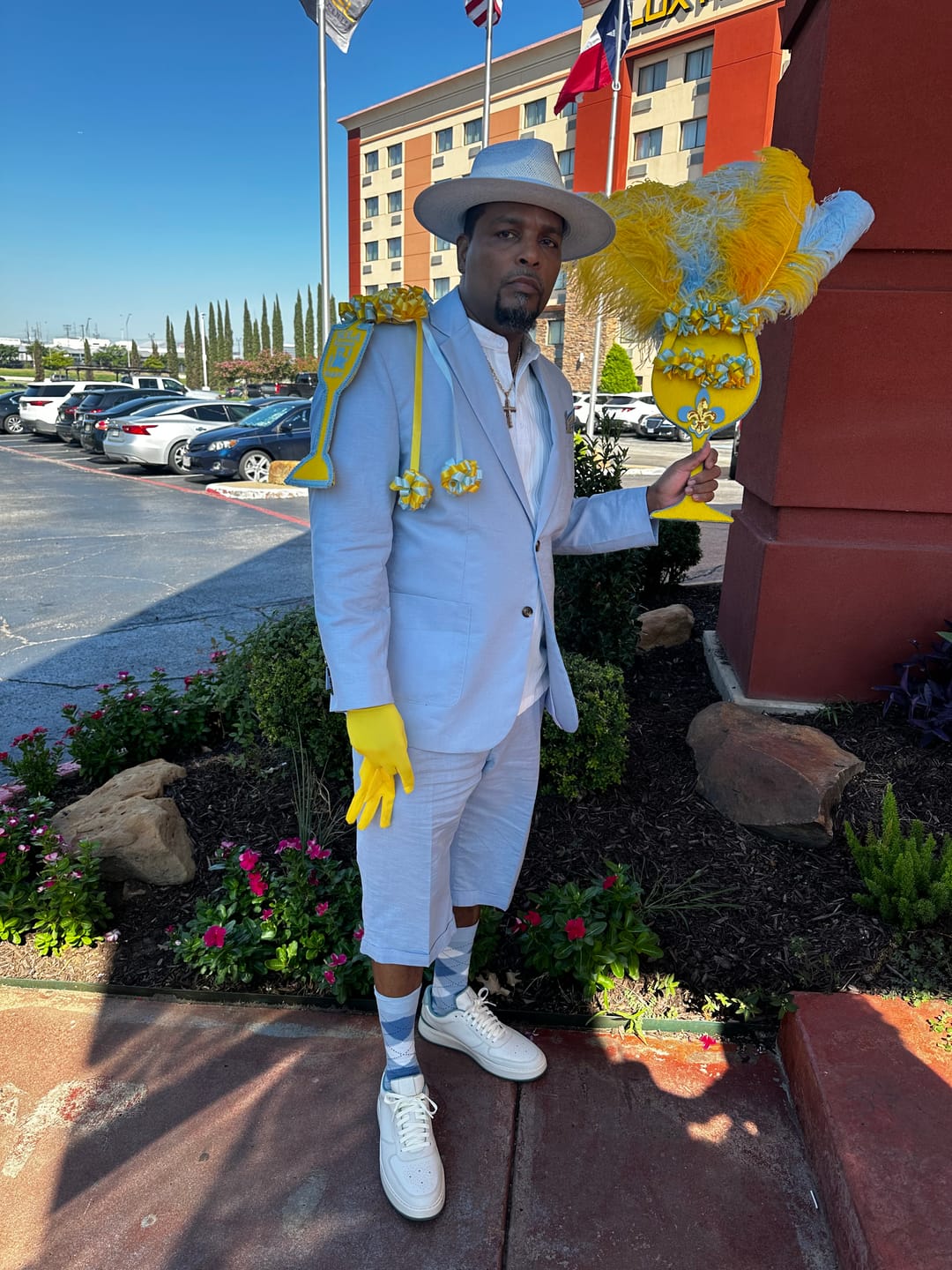 Customer photo review of Ostrich Wing Feathers | Ostrich Plumes