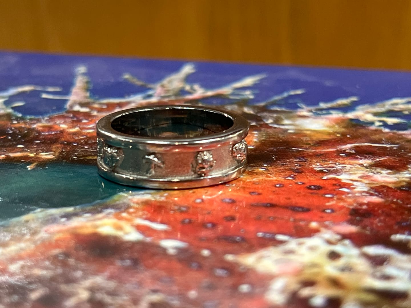 Customer photo review of PSYCHEDELIC LOVE RING