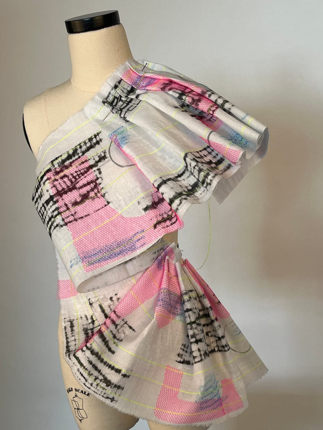 Customer photo review of Plain Dress Net Fabric