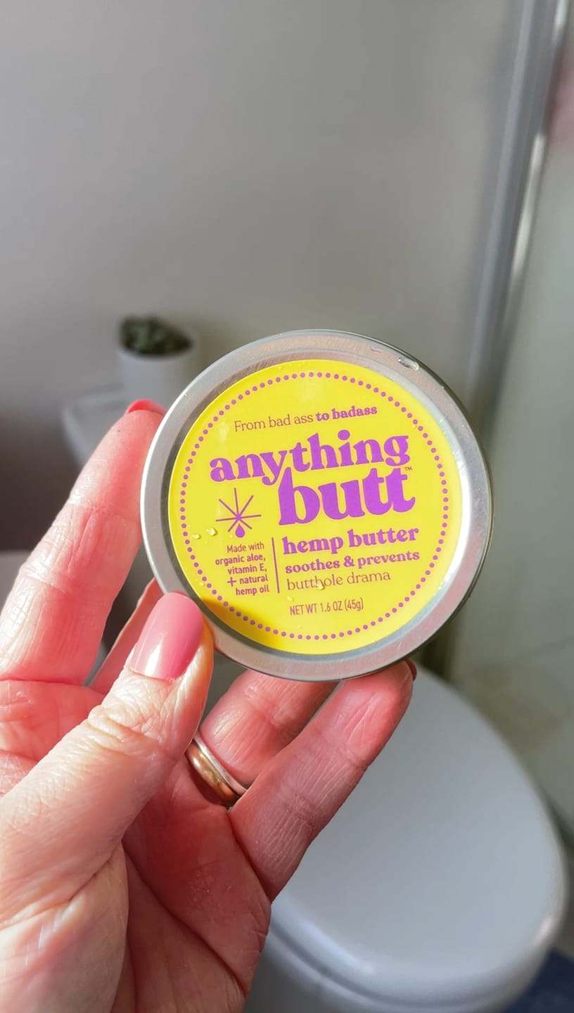 Customer photo review of Anything Butt Hemp Butter