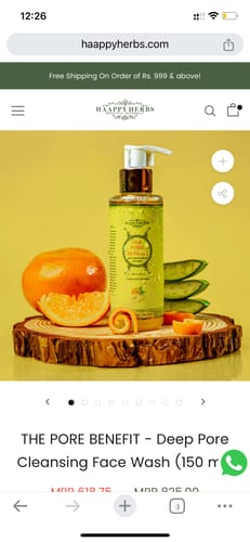 Customer photo review of THE PORE BENEFIT - Deep Pore Cleansing Face Wash (150 ml)