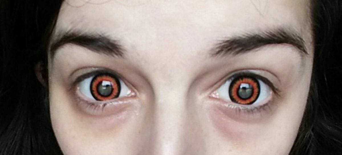 Customer photo review of New Twilight Orange Horror Lens