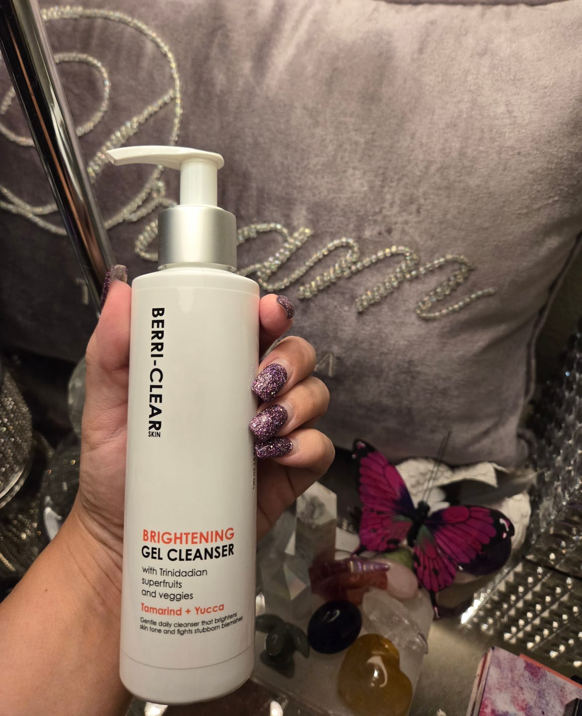 Customer photo review of Berri-Clear Brightening Gel Cleanser