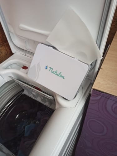 Customer photo review of Eco-Tiras de Detergente 40 lavados Natulim