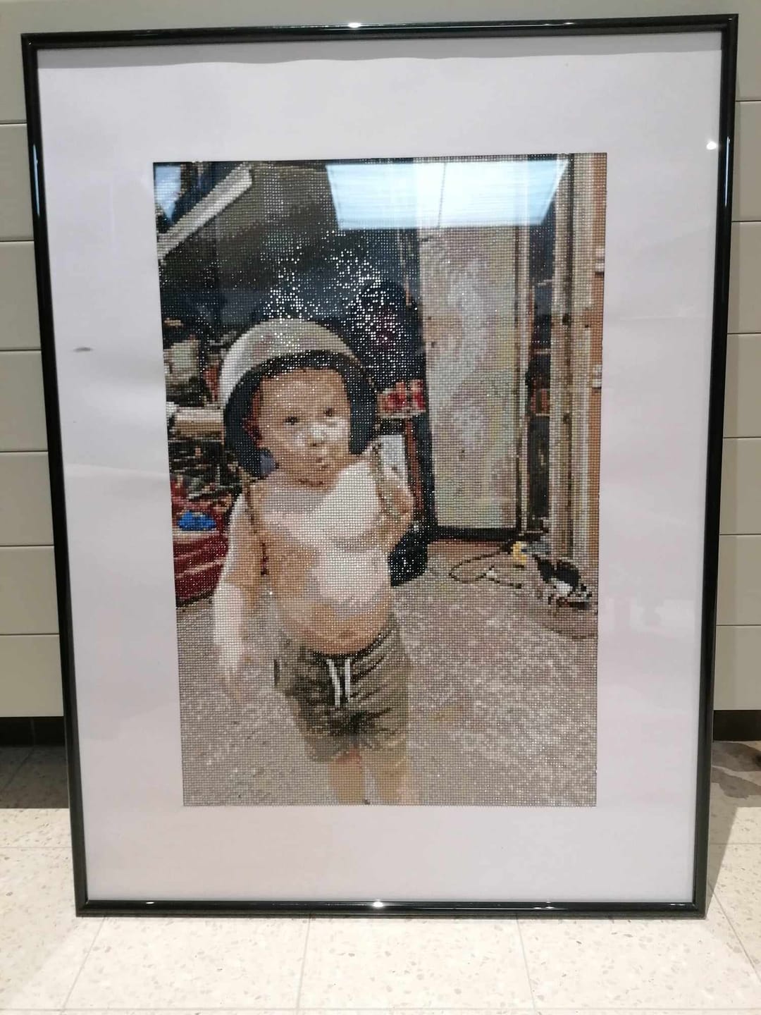 Customer photo review of Diamond Painting Eigen Foto - Snelle Levering