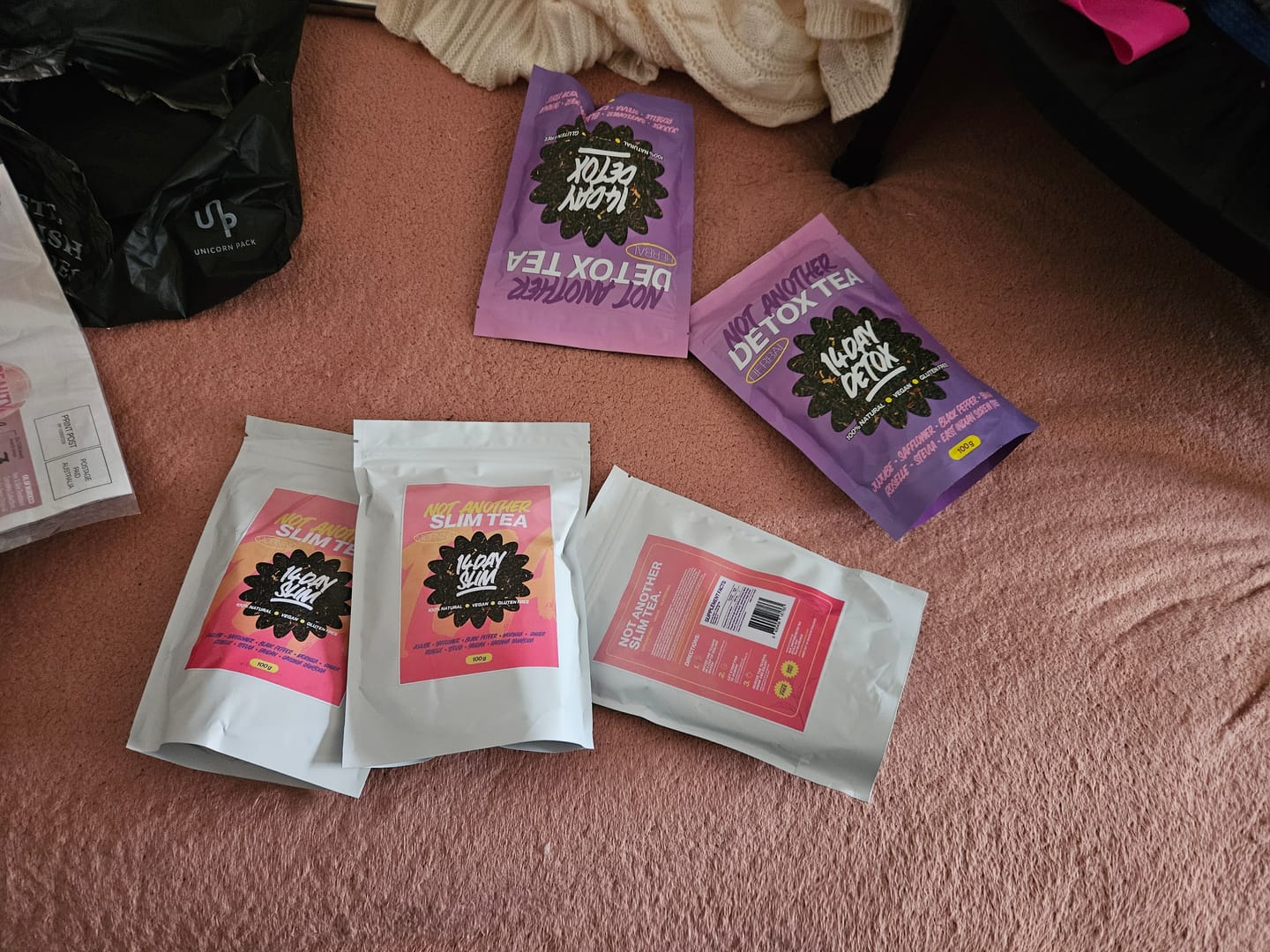 Customer photo review of *PRE-ORDER* 14 Day Detox Tea + FREE SHIPPING $100+