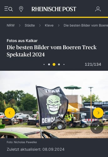 Customer photo review of Fahne inkl. Druck