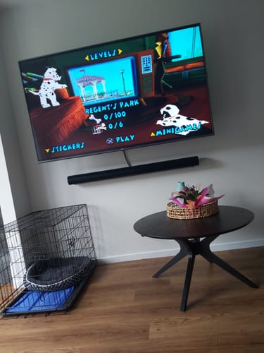 Customer photo review of MovieHub™ Ultra HD Projector + FREE Projector Screen