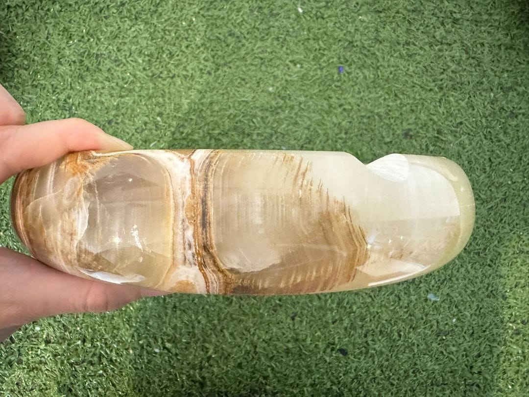 Customer photo review of Marble Base For Himalayan Salt Lamps (Fits All Sizes)