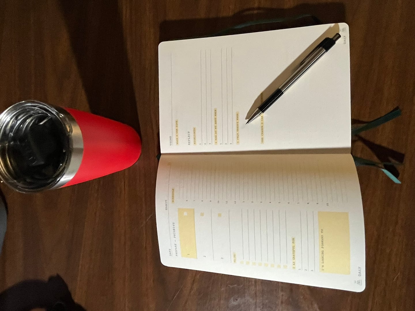 Customer photo review of Monk Manual™ 90-Day Planner