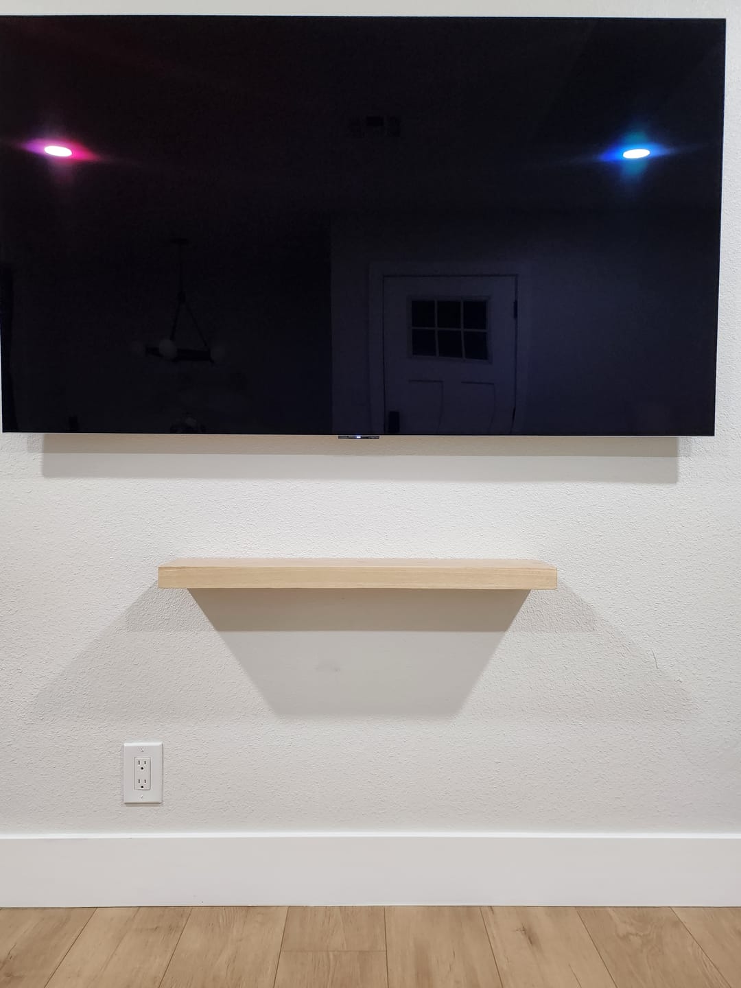 Customer photo review of Ash Floating Shelves