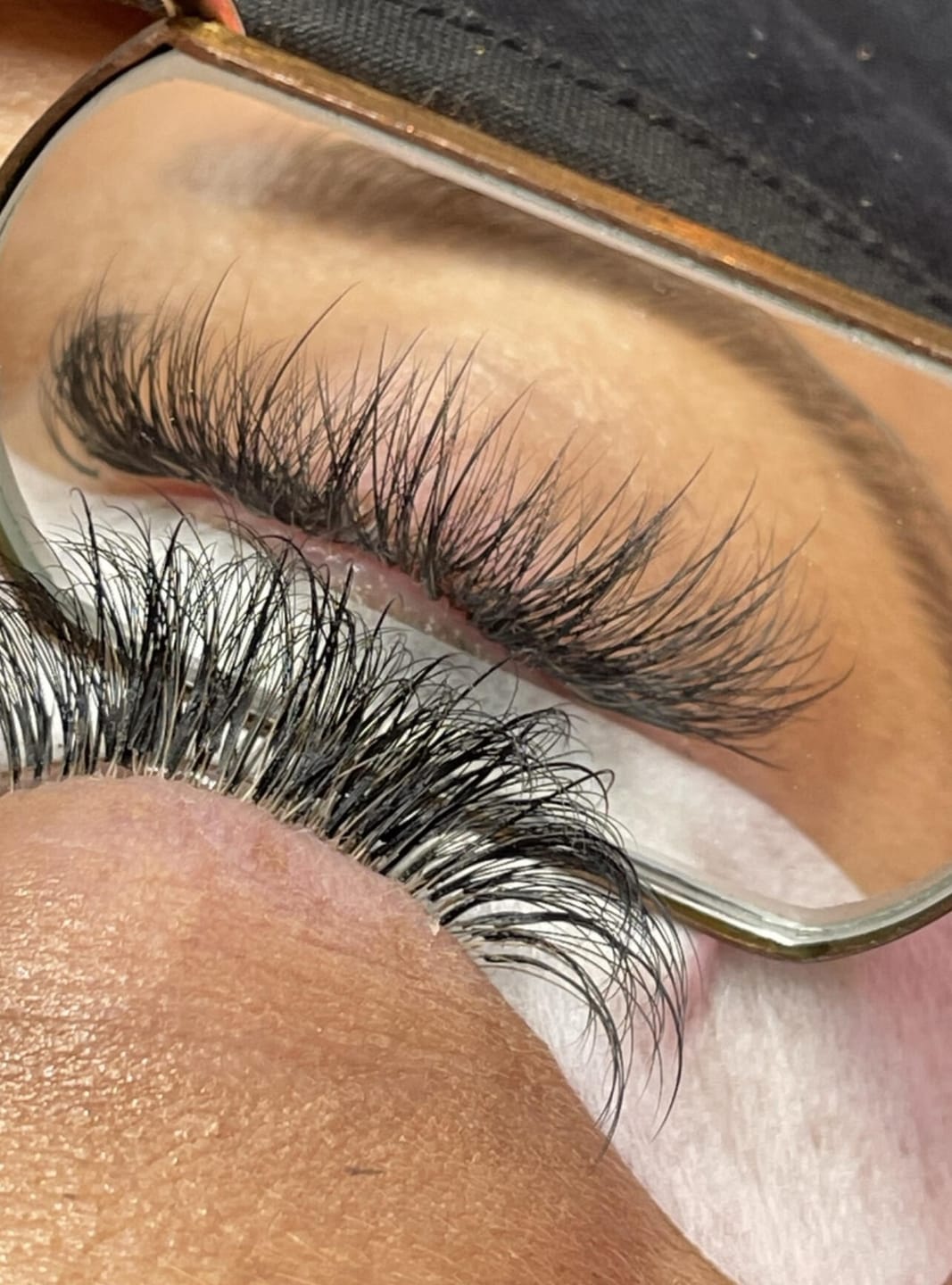 Customer photo review of Giáli Lashes Hydrogel Eye Pads