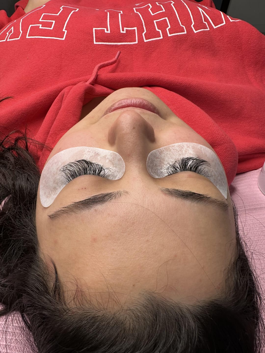 Customer photo review of Giáli Lashes Pro Rapid 0.5-1 Second Professional Eyelash Extension Adhesive