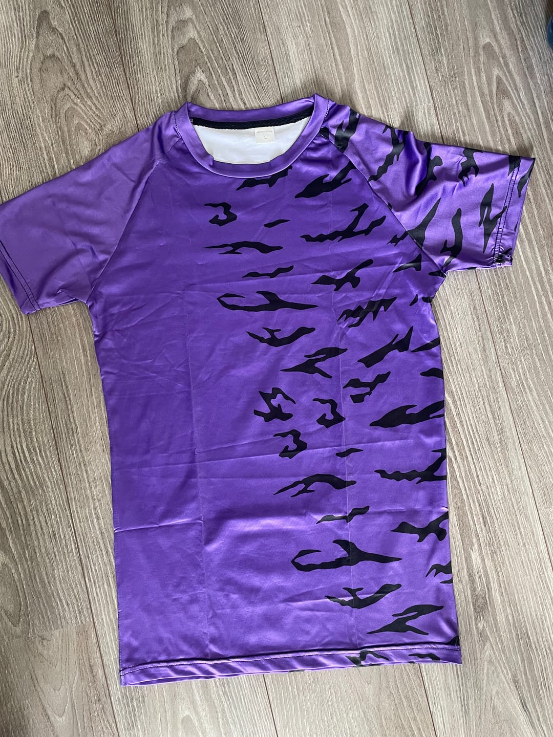 Customer photo review of Curse Mark Compression T-Shirt