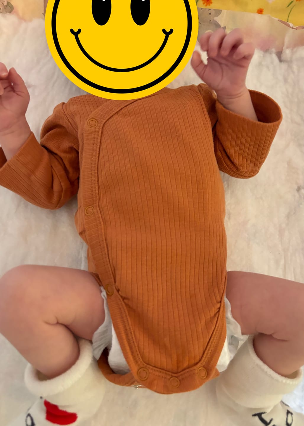 Customer photo review of Smettbo mitwachsender Wickelbody - Terracotta