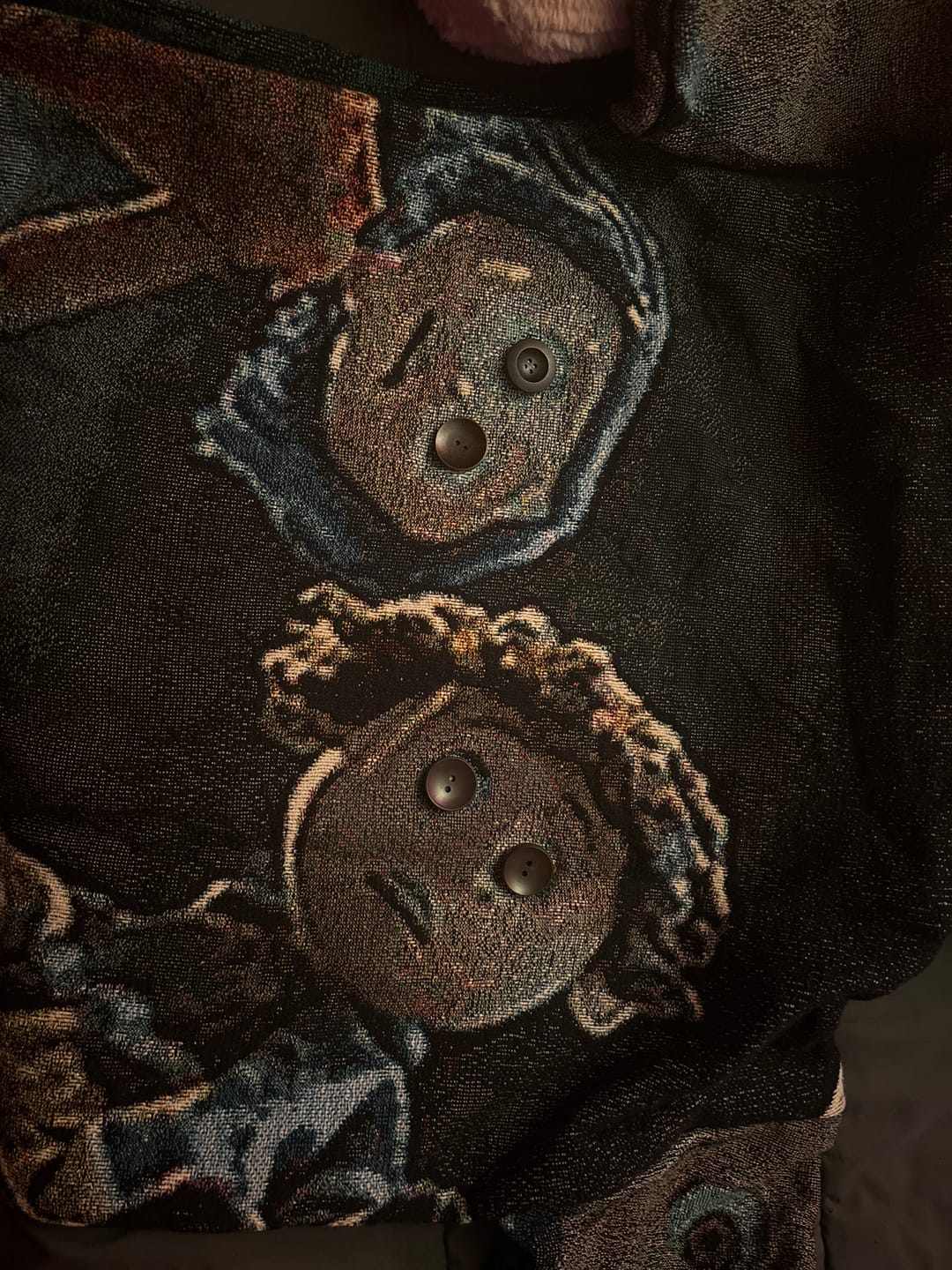 Customer photo review of Coraline Full Tapestry Hoodie