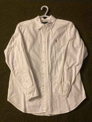 Customer photo review of Vintage Polo Ralph Lauren Shirt Youth 16 White Button Up