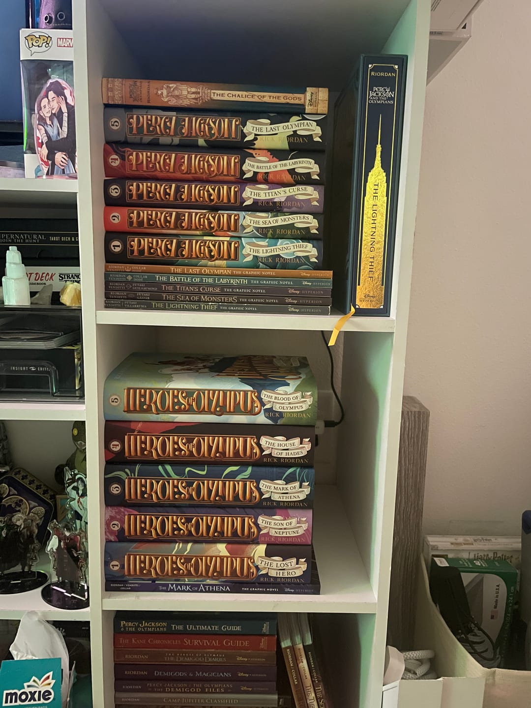 Customer photo review of Heroes of Olympus Dust Jackets