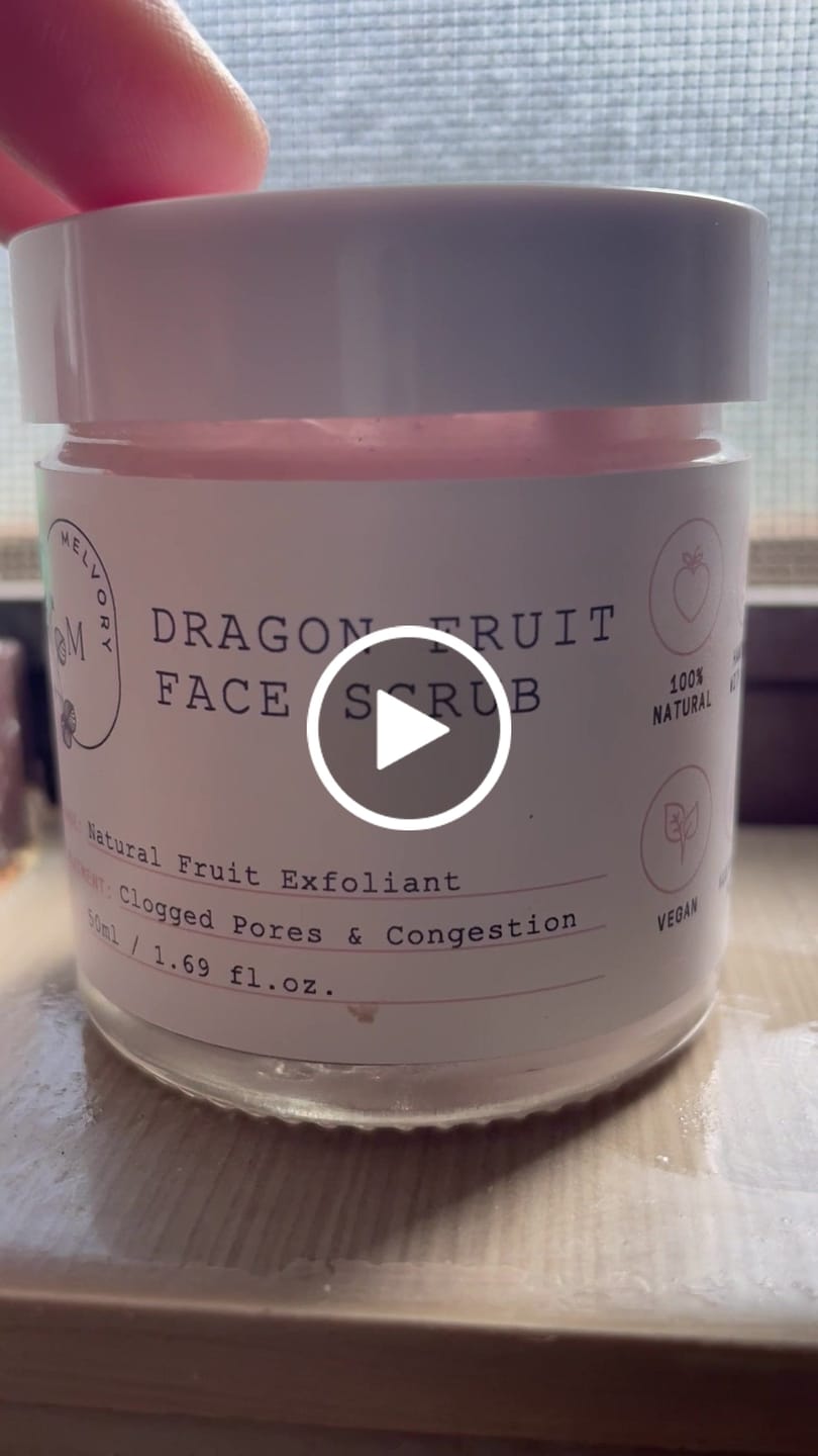 Customer video review of Dragonfruit Face Scrub